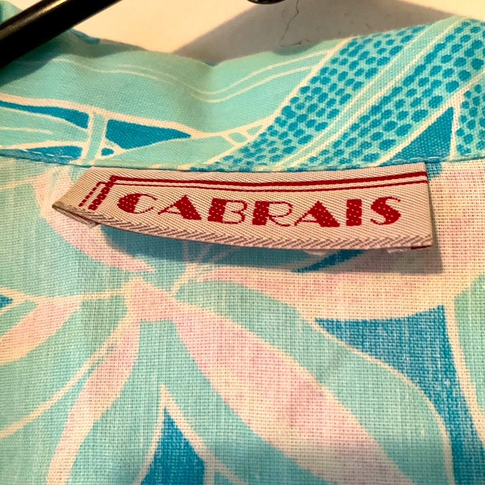 🔥SALE🔥Cabrais Vintage Womens Tropical Print Shirt - Picture 2 of 6